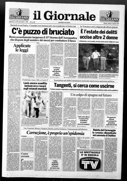 Il giornale : quotidiano del mattino